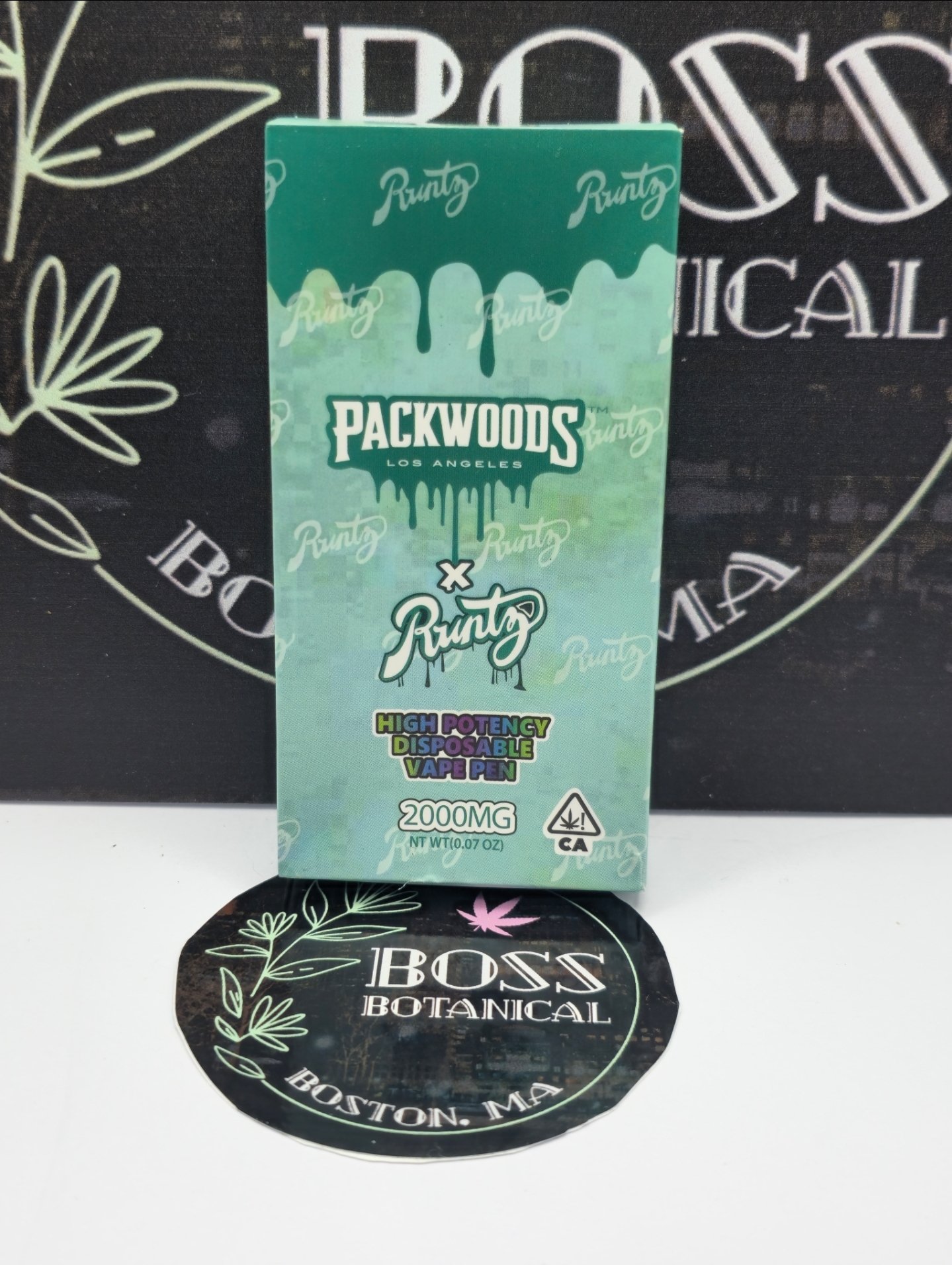 Packwoods x Runtz 2G Disposables – Boston Botanical