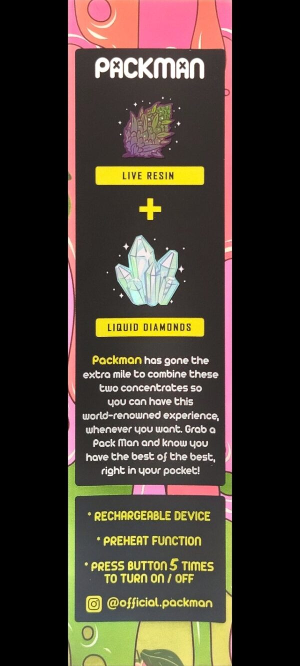 PACKMAN 2g
Disposable
Live Resin+Liquid Diamonds - Image 7