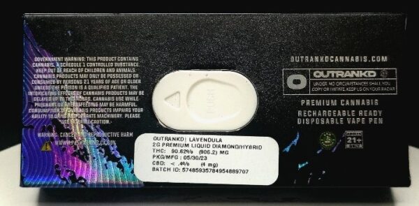 OUTRANKED
2G DISPOSABLE
LIQUID DIAMONDS - Image 10