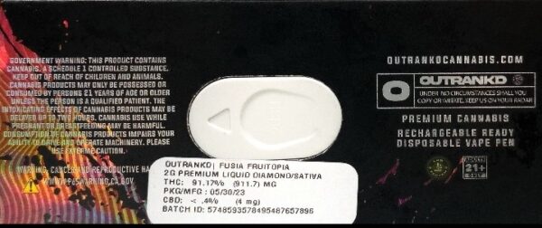 OUTRANKED
2G DISPOSABLE
LIQUID DIAMONDS - Image 9