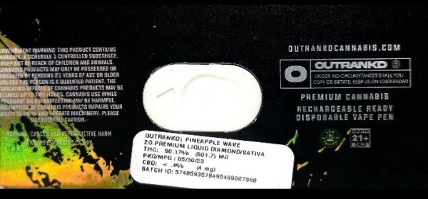 OUTRANKED
2G DISPOSABLE
LIQUID DIAMONDS - Image 8