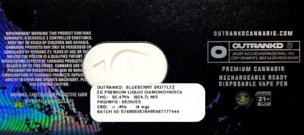 OUTRANKED
2G DISPOSABLE
LIQUID DIAMONDS - Image 5