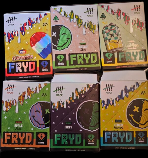 FRYD EXTRACTS 
2G DISPOSABLES
RESTOCKED!
